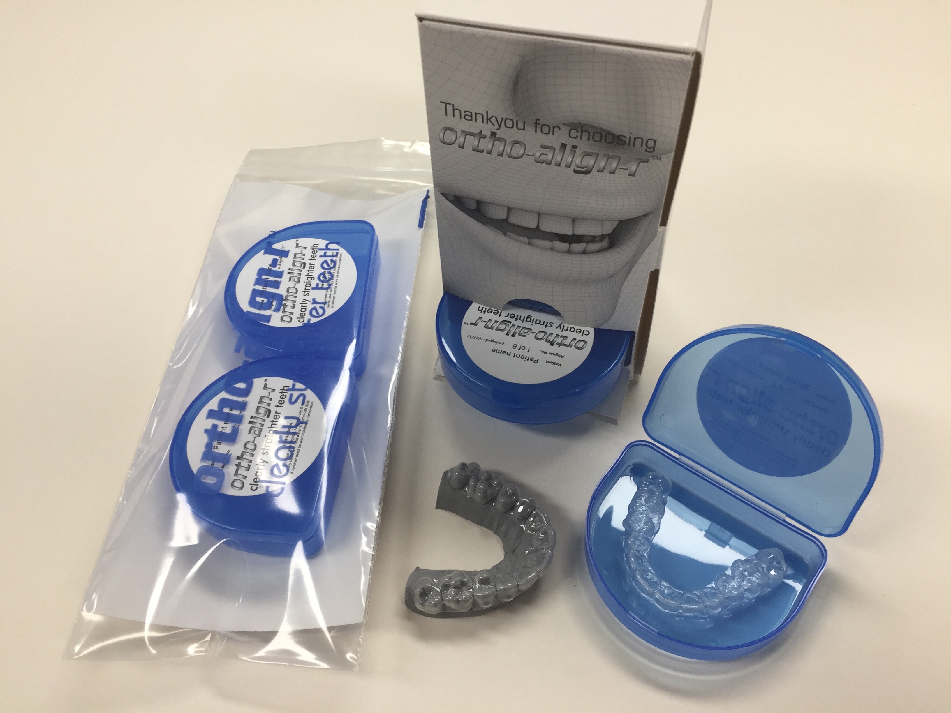 ortho aligner packaging